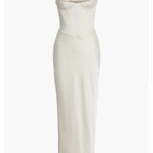 House of CB Charmain White Corset Dress